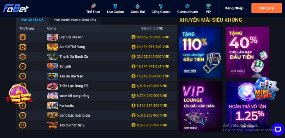 Ưu đãi chào mừng ứng dụng 78win88